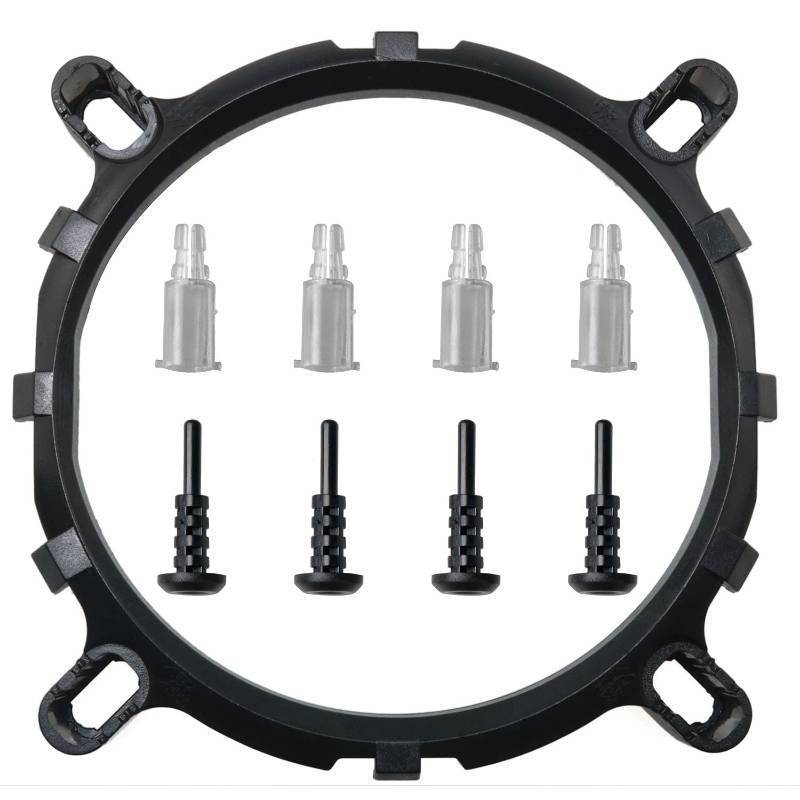 lot 39803 image: DGZZI CPU Radiators Holder, Heatsink Cooler Mounting Bracket Screws Replacement for Socket Intel LGA 775 1366 115X - Retail $7