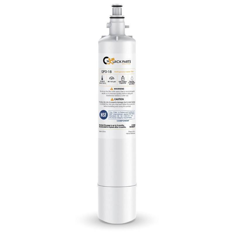 lot 39872 image: QPD 18 Refrigerator Water Filter Replacement for Fisher & Paykel RPWF, Compatible with RF170ADJX4, RF201ADUSB5, RF172GDUX1, NSF Certified, 1-Pack. Not compatible with RPWFE - Retail $14