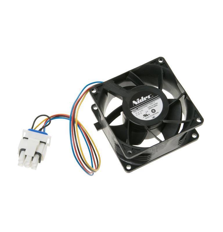 lot 48639 image: GE Appliances Refrigerator Evaporator Fan Motor WR60X26866, WR60X26033 - Retail $30