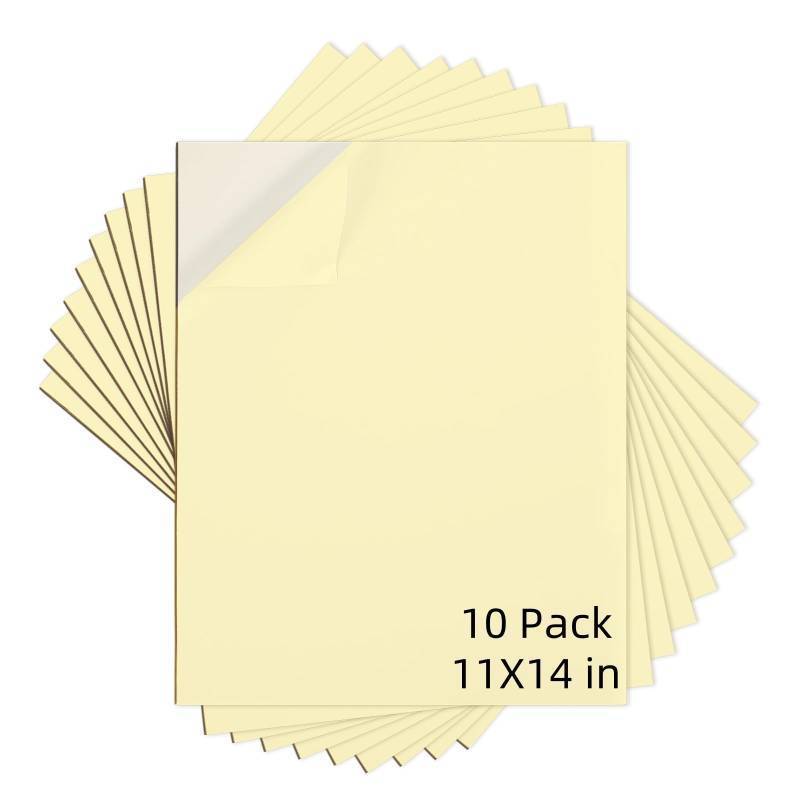 lot 55149 image: AXELIP Self Stick Mounting Board 11 X 14 inch, for Cross Stitch, Photo Frame Backing 10 Pack - Retail $18