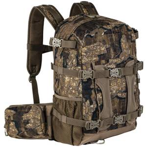 lot 26180 image: BLISSWILL Hunting Backpack Hunting Day Pack with Rifle Holder Hunting Gear Accessories Gift (Rock Bark) - Retail $40
