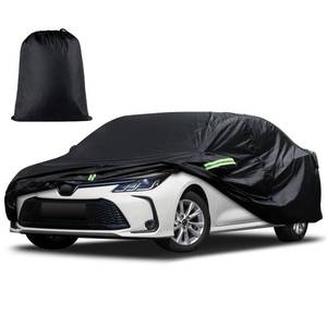 lot 26191 image: Car Cover Custom Fit for Toyota Corolla 2000-2025, Honda Civic 1991-2025, Waterproof All Weather Full Exterior Cover Rain Sun Protector Car Cover with Door Zipper - Retail $46