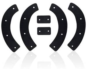 lot 26212 image: YIBOCO SJ600S-4ABLD Auger Rubber, Auger Blades Rubber Paddle Kit Replacement for SJ620 SJ621 SJ622E SJ623E SJM988 Snow Throwers - Retail $36