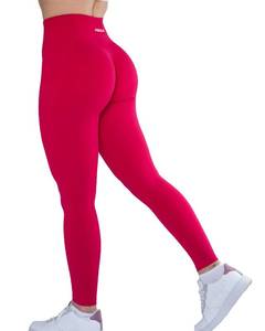 lot 30292 image: AUROLA Workout Leggings for Women Seamless Scrunch Yoga Pants Tummy Control Gym Fitness Sport Active Leggings 25 (XS, Pink) - Retail $36