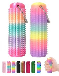 lot 30333 image: Little Ouchies Pain Fidget Toys for Adults, Spiky Sensory Anxiety Relief Stimming Tools, Pocket Stress Fidget Keychain with Spiky Texture, Pain Stim Fidget for Adults Anxiety & Stress Management 2pk - Retail $6