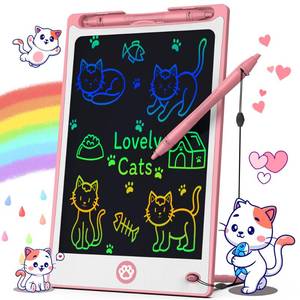 lot 40227 image: Hockvill LCD Writing Tablet for Kids 8.8 Inch, Toys for Girls Boys Drawing Pad for 3 4 5 6 7 Year Old Kids Toys, Children Gift Easter Basket Stuffer for Kids Toddler Doodle Board Travel Essentials - Retail $8