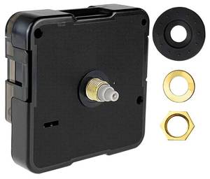 lot 40229 image: XYBHRC Clock Mechanism Replacement Battery Operated Movement Quartz Silent DIY Wall Clock Repair Parts Replacement Shaft Lengths 13.5mm (1732 inch) - 1 Pc - Retail $6