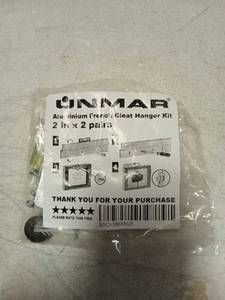 lot 40231 image: Unimar Aluminum French Cleat Hanger Kit - Retail $12
