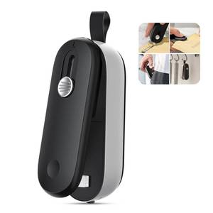 lot 40260 image: ODSD 2 in 1 Mini Bag Sealer - Heat Seal & Cutter with Lanyard, Portable Handheld Chip Bag Sealer for Snacks, Candies & Food Storage (Batteries Included) - Retail $15