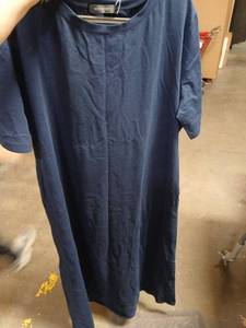 lot 40266 image: Merokeety Navy Blue T-Shirt Dress XXL - Retail $15