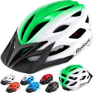 lot 40273 image: Gudook Bike Helmets for Men - Women Bicycle Helmet Adult - Certified Lightweight Comfort Adjustable Cycling Helmet with Detachable Visor for Mountain Road Biker - Retail $23
