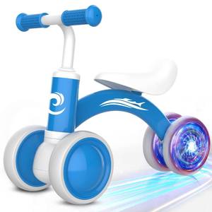 lot 49123 image: Colorful Lighting Baby Balance Bike Toys for 1 Year Old Boy Girl Gifts, 10-36 Month Toddler Balance Bike, No Pedal 4 Silence Wheels & Soft Seat First Riding on Toys, 1st Birthday Gifts - Retail $50