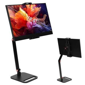 lot 49131 image: Polbecky for iPad Tablet Stand Holder for Desk 4.7-12.9 Inch,Portable Monitor Stand Holder for 6-17.3,18.5 Inch,Desk Mount Arm for Kindle,Portable Screen with Heavier Base and Higher Arms - Retail $30