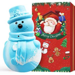 lot 49139 image: Rmolitty Christmas Dog Toys, Squeaky Dog Toys for Aggressive Chewers, Indestructible Tough Dog Chew Toys for Large Medium Breed Dog with Non-Toxic Natural Rubber (Blue) - Retail $8