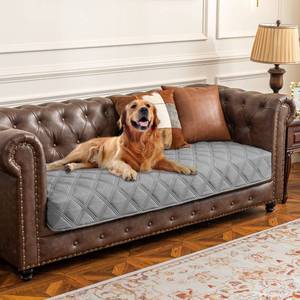lot 49142 image: Ameritex Waterproof Dog Bed Cover Pet Blanket with Anti-Slip Back for Furniture Bed Couch Sofa - Retail $16