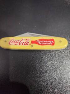 lot 3827 image: Coca-Cola Chattanooga Tennessee Promotional Pocket Knife