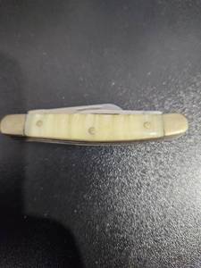 lot 3859 image: Legacy Folding Pocket Knife with Bone Handle