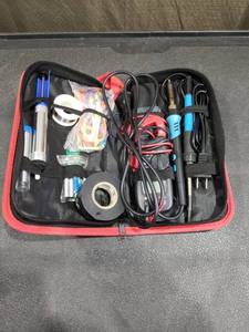 lot 3869 image: Professional Electronics Repair Tool Kit with Digital Multimeter
