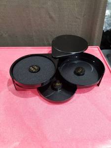 lot 3893 image: 3-Tier Bar Juice Cocktail Seasoning Box with Sponge��for Cocktails and Margarita Mixing,Salt and Sugar Containerfor Bar,Pub Party and Reception