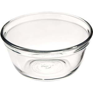 lot 3910 image: Anchor Hocking 4 Quart Glass Mixing Bowl