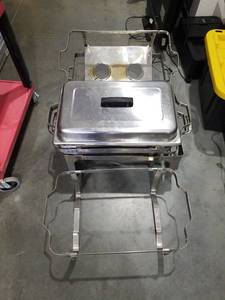 lot 3926 image: RANDOM LOT OF CHAFING PAN PARTS