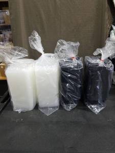 lot 3931 image: LOT OF PLASTIC TO GO BOXES WITH LIDS