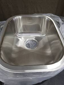 lot 3932 image: Houzer Undermount Stainless Steel Kitchen Sink