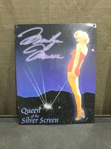 lot 3951 image: Queen of the Silver Screen Metal Wall Sign