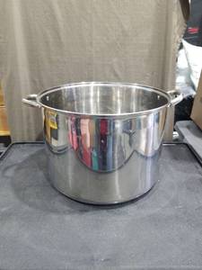 lot 3963 image: Ecolution 37 QT Stainless Steel Stock Pot