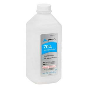 lot 37 image: Swan Rubbing Alcohol 70% 16 oz