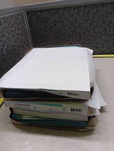 lot 73 image: Office Depot 1-Divider Classification Folders - 10 Pack - lot of 4