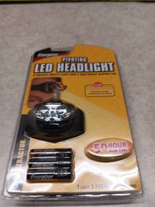 lot 86 image: Energizer HD33A1EN LED Essential Headband Light-3AAA LED HEADLIGHT
