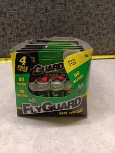 lot 119 image: FlyGuard Non-Poisonous Fly Catcher Rolls - 4 Pack - 11 Packs