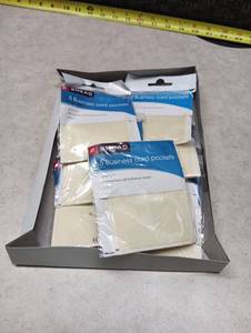 lot 125 image: Smead Self-Adhesive Business Card Pockets - 8 Pack