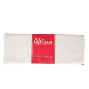 lot 128 image: Gift Wrap Bag Tissue Paper White 40 Sheets 20 X 20 Inches