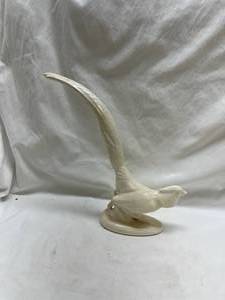 lot 108 image: White glazed Pheasant Figurine