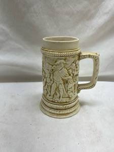 lot 128 image: German Relief Decorated Beer Stein