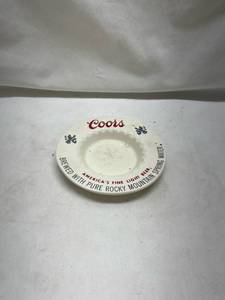 lot 169 image: Coors Beer Ceramic Ashtray