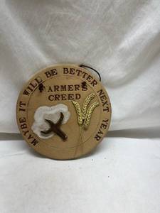 lot 173 image: FFA Farmers Creed Wall Plaque