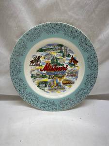 lot 175 image: Missouri Show Me State Souvenir Plate