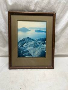 lot 183 image: Framed Coastal Landscape Photography