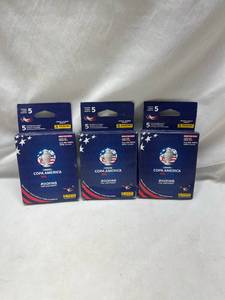 lot 191 image: 2024 Panini Copa America USA Sticker Pack Lot