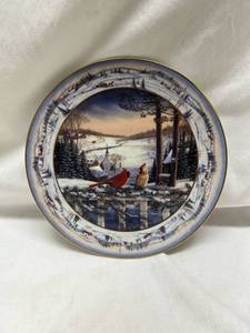 lot 194 image: Evening in Pinegrove Collector Plate by Sam Timm First in Series