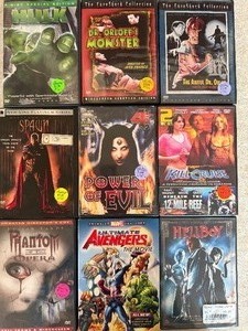 lot 322 image: DVDs - Hulk, Avengers, Classic Horror and MORE Please See Pictures for Variety