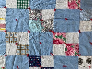 Quilt - Antique Squares Approx 64"X80"