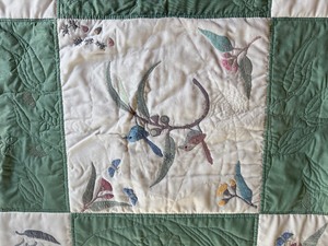 lot 204 image: Quilt - Lap Size or Wall Tapestry, Approx 34x34