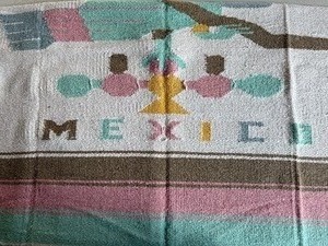 lot 198 image: Southwestern Style Blanket, Approx 45 x 82