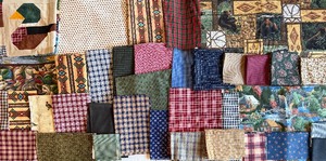 lot 224 image: Fabric Swatches and Remnants