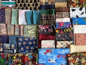 lot 239 image: Fabric Swatches and Remnants
