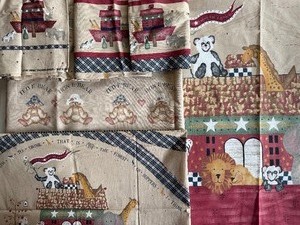 lot 244 image: Noahs Arc Craft Templates and Bolts of Fabric
